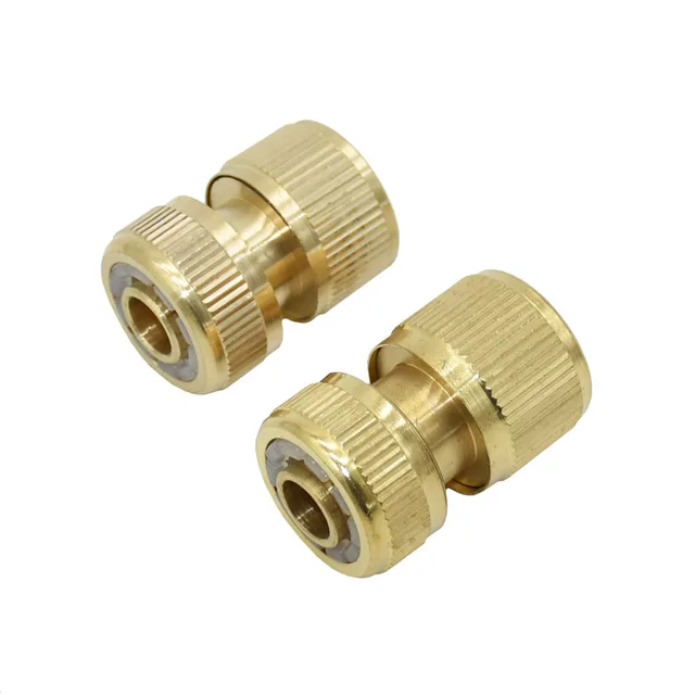 Sárgaréz 1/2 "Kerti Tömlő Gyors Csatlakozó 16 Mm -Es Waterstop Réz Öntöző Vízhez 1Db - Image 3