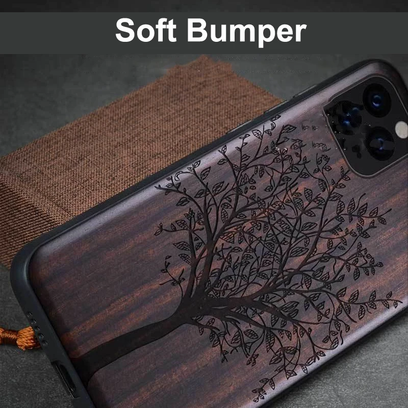 Чехол из сандалового дерева для iPhone 11 Pro Max 11Pro XS Max XR X 7 8 Plus 6 6S+ чехол 3D рельефный узор Деревянный Твердый чехол Funda