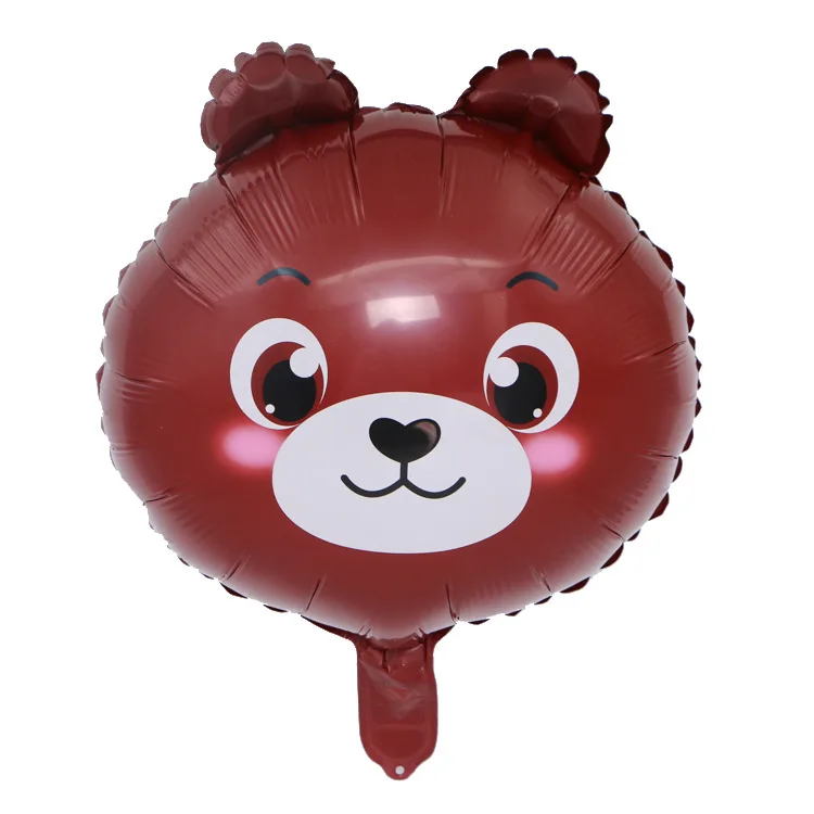 Manufacturers Direct Selling New Style 18-Inch Cartoon Ground Promotion Balloon Bear Rabbit Monkey Pink Pig Floating Empty Alumi