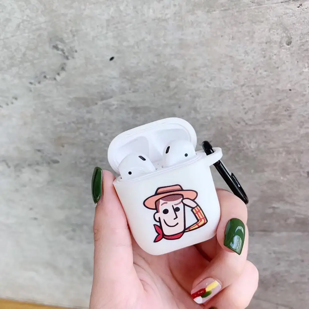 Приятный мягкий силиконовый чехол для наушников из ТПУ для AirPods, чехол для игрушек с изображением животных для Apple Airpods 2, ударопрочный чехол для телефона, аксессуары