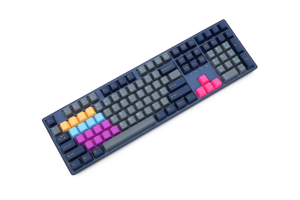 double-shot, cereja mx, perfil oem, 20-teclas, magenta,