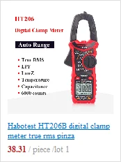 HT206B цифровой клещи true pinza amperimetrica мультиметр зажим