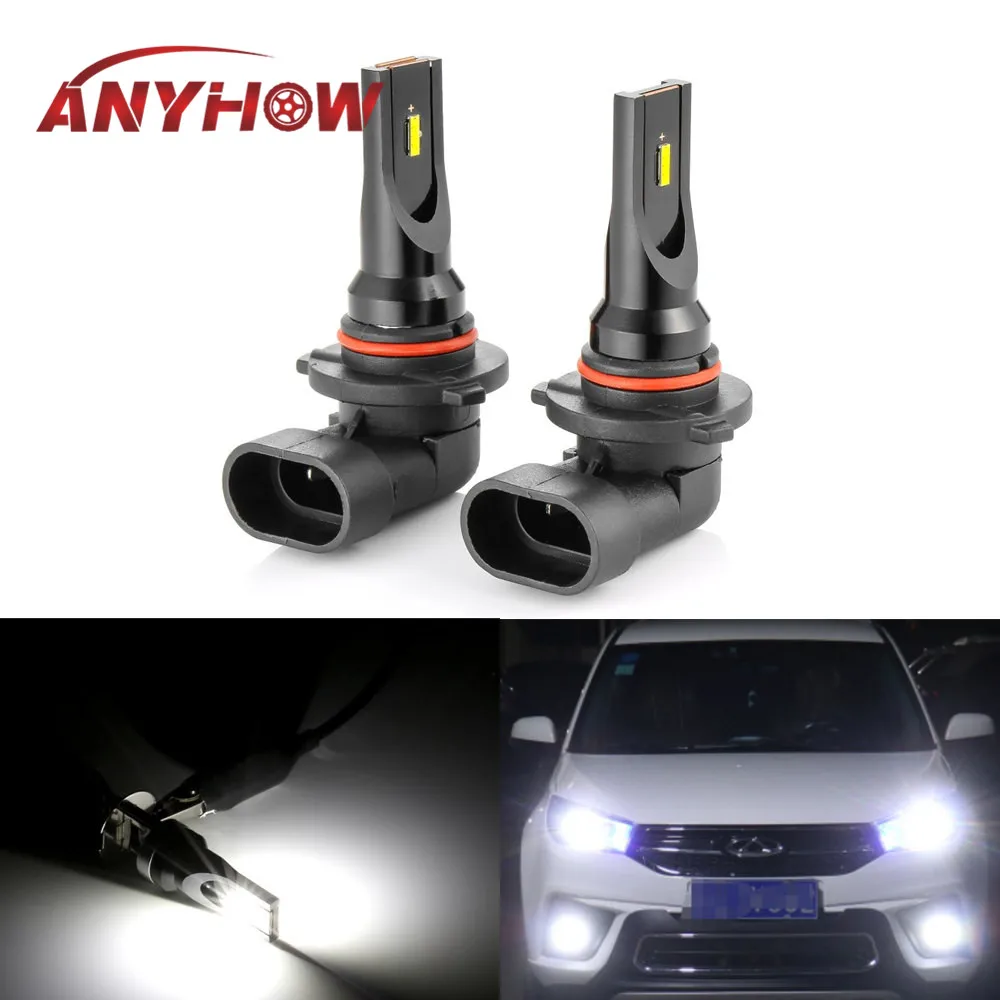 2 шт. H8 H11 Led H7 H4 H3 H1 HB3 9005 Противотуманные фары лампы 3030SMD 1200LM 6000K белый вождение автомобиля ходовой огонь автоматические светодиоды задние габаритные огни 12В 24В
