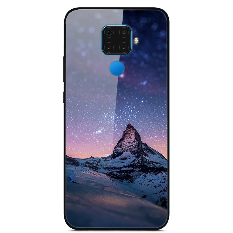 9 Для huawei mate 30 Lite чехол закаленного стекла Космический Чехол для телефона чехол для mate 30 Lite силиконовая бампер чехол для huawei mate30 Lite - Цвет: 9