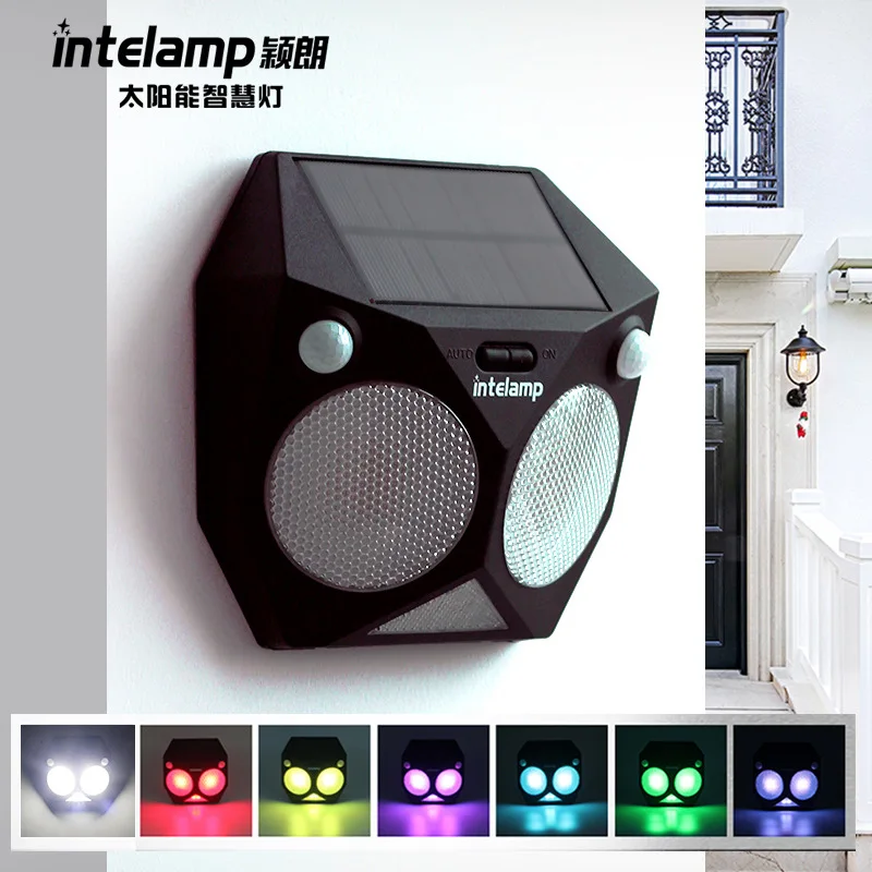 

Manufacturers Direct Selling Solar Human Body Induction Lamp LED Streetlight Courtyard Landscape Lighting Wall Lamp Outdoor Wate