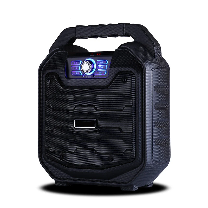 S26 Bluetooth портативный динамик для улицы Танцевальная вечеринка школа музыкальный плеер Пульт дистанционного управления AUX TF U диск FM светодиодный беспроводной сабвуфер