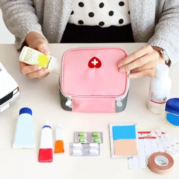

Mini Outdoor First Aid Kit Bag Travel Portable Medicine Package Emergency Kit Bags Medicine Storage Bag Small Organizer