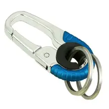 Прочный брелок для ключей крюк металлической пряжкой на открытом