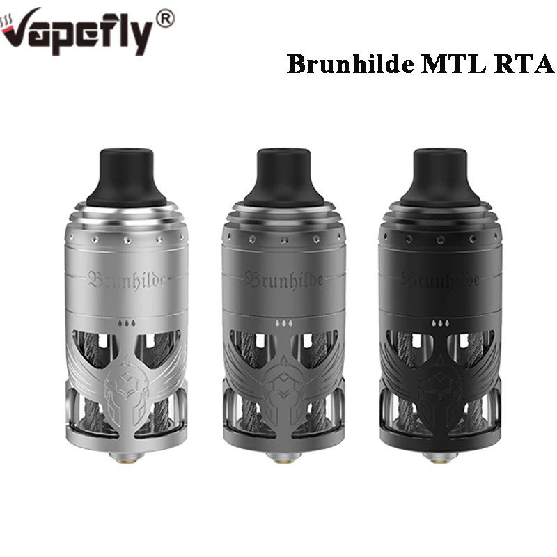 

Pre-Order Vapefly Brunhilde MTL RTA Tank 5ml E Cigarette Atomizer Vape single coil build 6 levels airflow control Vaporizer