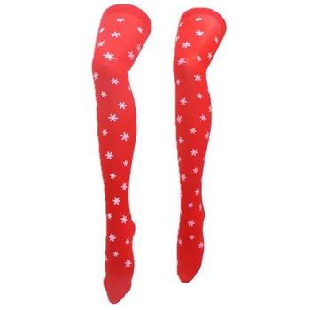 

Christmas Section Socks Hose Light Leg Silk Stockings Party Cosp Stockings Stage Performance Christmas Printing Socks Socks
