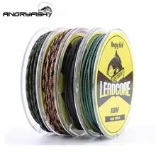 Linha de pesca 10 medidores da carpa do núcleo da ligação para o equipamento da carpa que faz a linha trançada afundando força elástica: 25lb/ 35lb / 45lb / 60lb