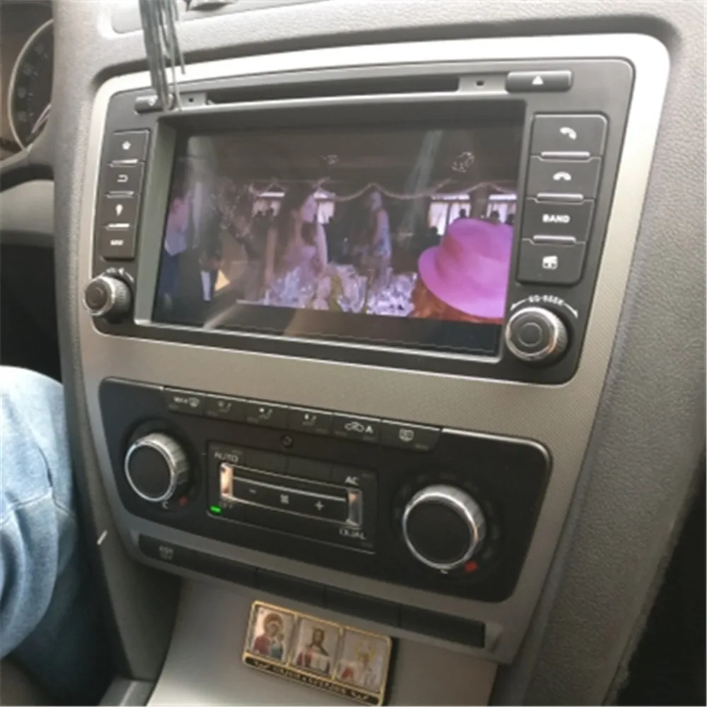 DSP ips Android 9 2 DIN экран автомобиля gps-навигация, dvd-плеер радио для Skoda Octavia 2008- воспроизводитель Мультимедиа Радио
