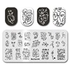 For Nail Stamp MouTeen045 Face Line Art Full Cover Nail Stamping Plates Manicure Set For Nail Art Stamper 1