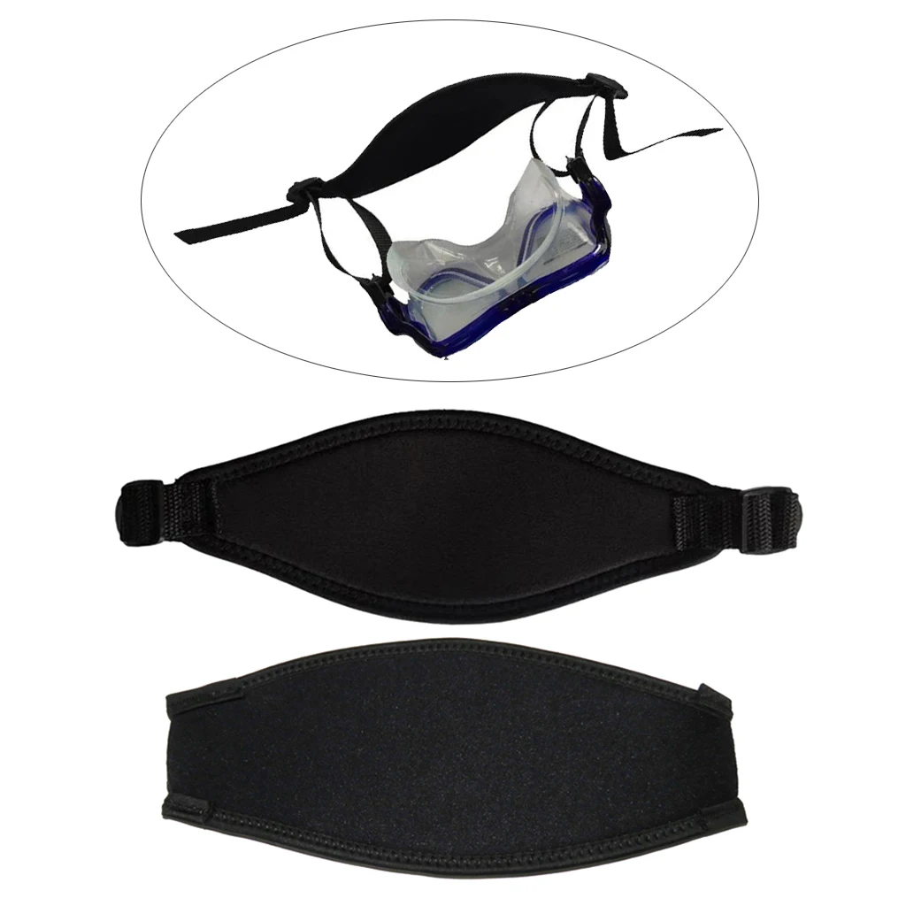 Scuba Dive Mask Strap Wrapper Women Men Adjustable Mask Strap Cover for Long Hair