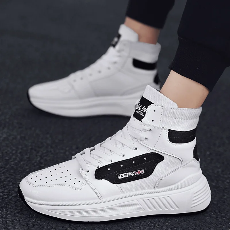 

INS Dad Shoes MEN'S SHOES 2019 Autumn & Winter Athletic Shoes Men Breathable Hight-top Casual Basketball Fashion Shoe Students