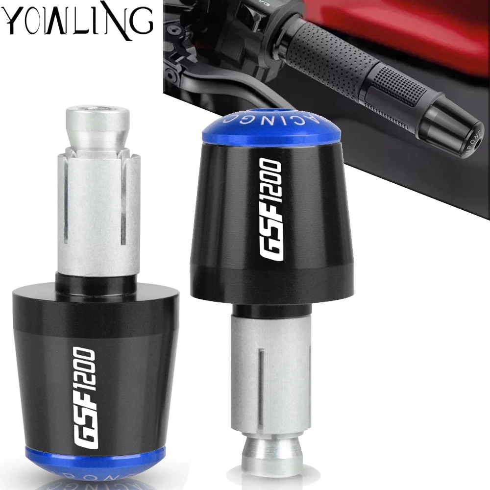 

For SUZUKI GSF 1200 GSF1200 BANDIT 2001 2002 2003 2004 2005 2006 7/8'' Motorcycle Handle ends Grips Bar Hand Handlebar End Cap
