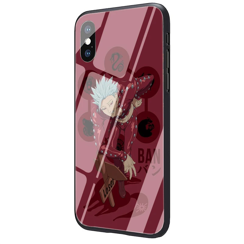 Чехол для телефона EWAU The Seven Deadly Sins из закаленного стекла для iPhone 5 5S SE 6 6s 7 8 Plus X XR XS 11 pro Max - Цвет: G2