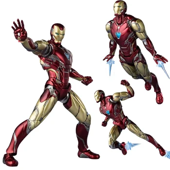 Marvel Avengers Iron Man działania figurki superbohatera Iron Man MK85 lalka Model zabawki prezent dla mężczyzn dzieci tanie i dobre opinie Disney Adult Adolesce 12 + y 18 + CN (pochodzenie) Unisex Puppets Wersja zremasterowana Wyroby gotowe Zachodnia animacja