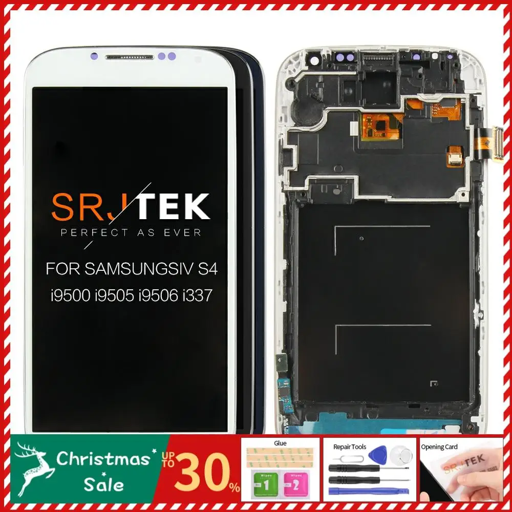 5,0 дюймов протестированный ЖК-дисплей для samsung Galaxy SIV S4 i9500 i9505 i9506 i337 ЖК-дисплей s сенсорный дигитайзер замена экрана