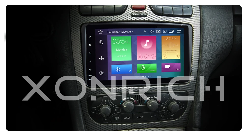 Ips DSP 2 din Android 9,0 автомобильный Мультиплеер для Mercedes Benz CLK W209 W203 W463 W208 DVD gps Naviagtion Радио стерео 4 Гб ram