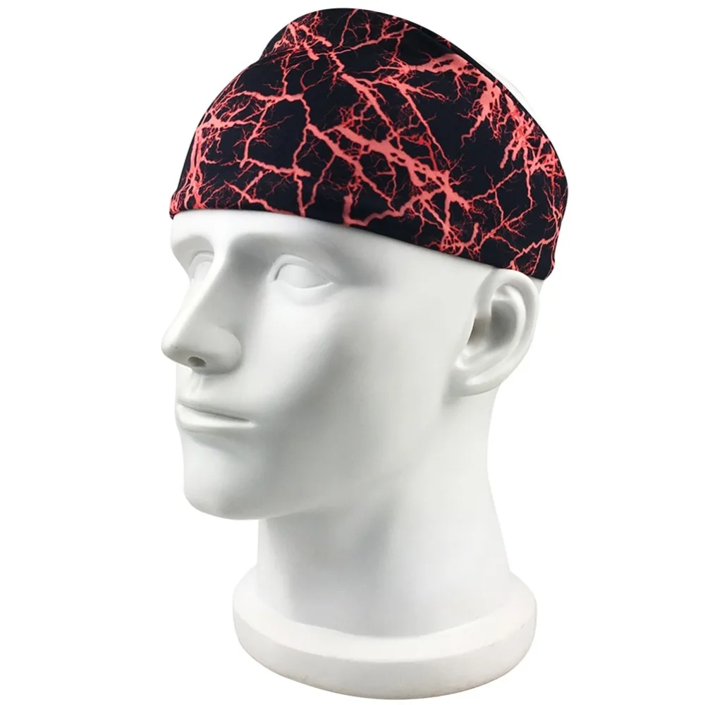 TOGEFRIEND Headwear I Love Pizza Sweatband Elastic Turban Sport Headband Outdoor Head Wrap