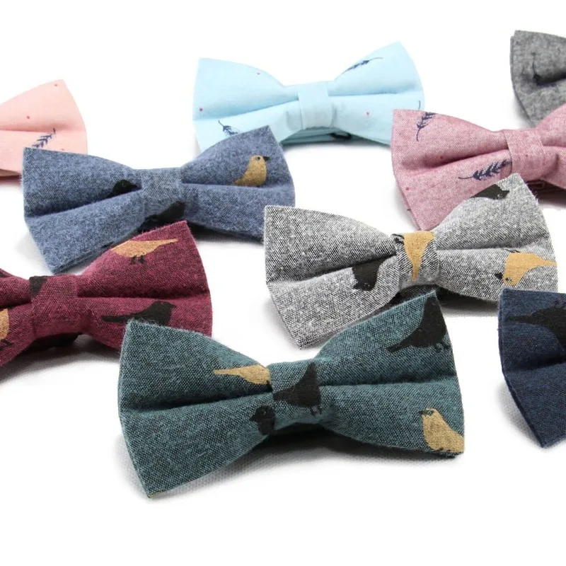 Bowtie (Note Number) Necktie High Quality Cotton Men's Unisex Suit Shirt Daily Activities Party Wedding Classic Trendy Personality Bird Tie Gifts - Цвет: Bowtie (Note Number)