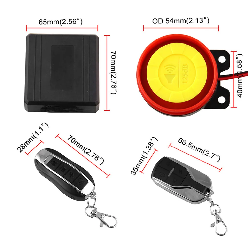 Франшиза дистанционное управление мотоцикл с сигнализацией системы безопасности Мотоцикл Защита от кражи велосипед мото скутер сигнализация двигателя системы