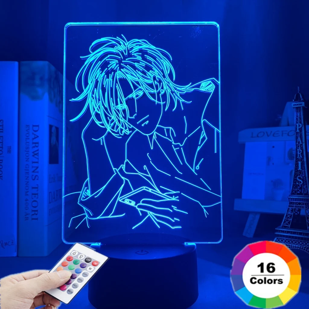 Светодиодный ночсветильник в стиле аниме для спальни лампа декора подарок на