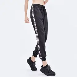 Новые спортивные брюки для женщин в 2019: Свободные воздухопроницаемые спортивные женские облегающие леггинсы для отдыха
