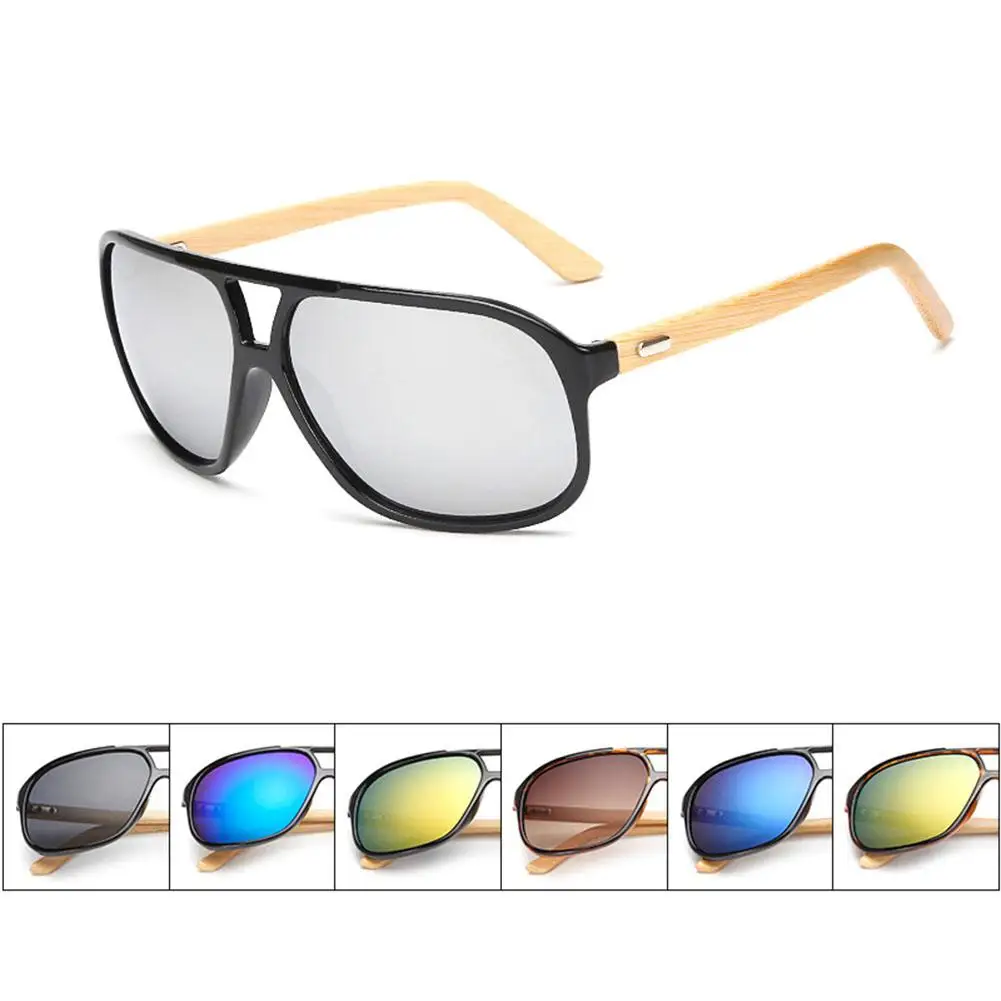 Модная легкая бамбуковая коробка для очков UV400 Солнцезащитные очки Yfashion |