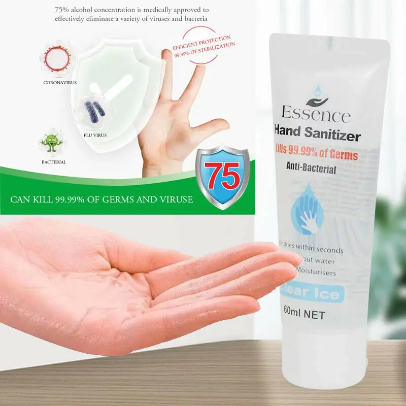 60ml Hand Gel Soap Kills 99.9% Bacteria Advanced Hygienic | Дом и сад