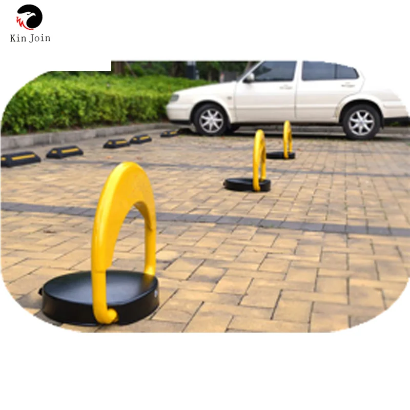 KinJoin Remote Control Solar System Automatic Remote Controlled Parking Lock/Parking Barrier/Parking Space Lock 2
