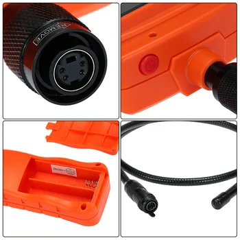 

Kkmoon car diagnostic-tool car-detector Classic Inspection Camera Waterproof Endoscope Borescope with 9mm Probe 2.4" Screen