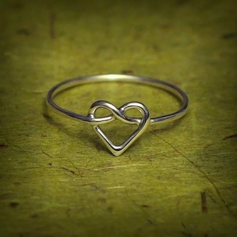 Женское кольцо с сердечком anillos серебряное для свадьбы помолвки подарки|Кольца| |