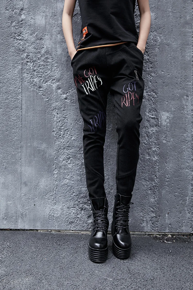 Max LuLu Роскошные брендовые эластичные женские рваные джинсы в стиле панк черные женские обтягивающие повседневные винтажные джинсовые шаровары размера плюс