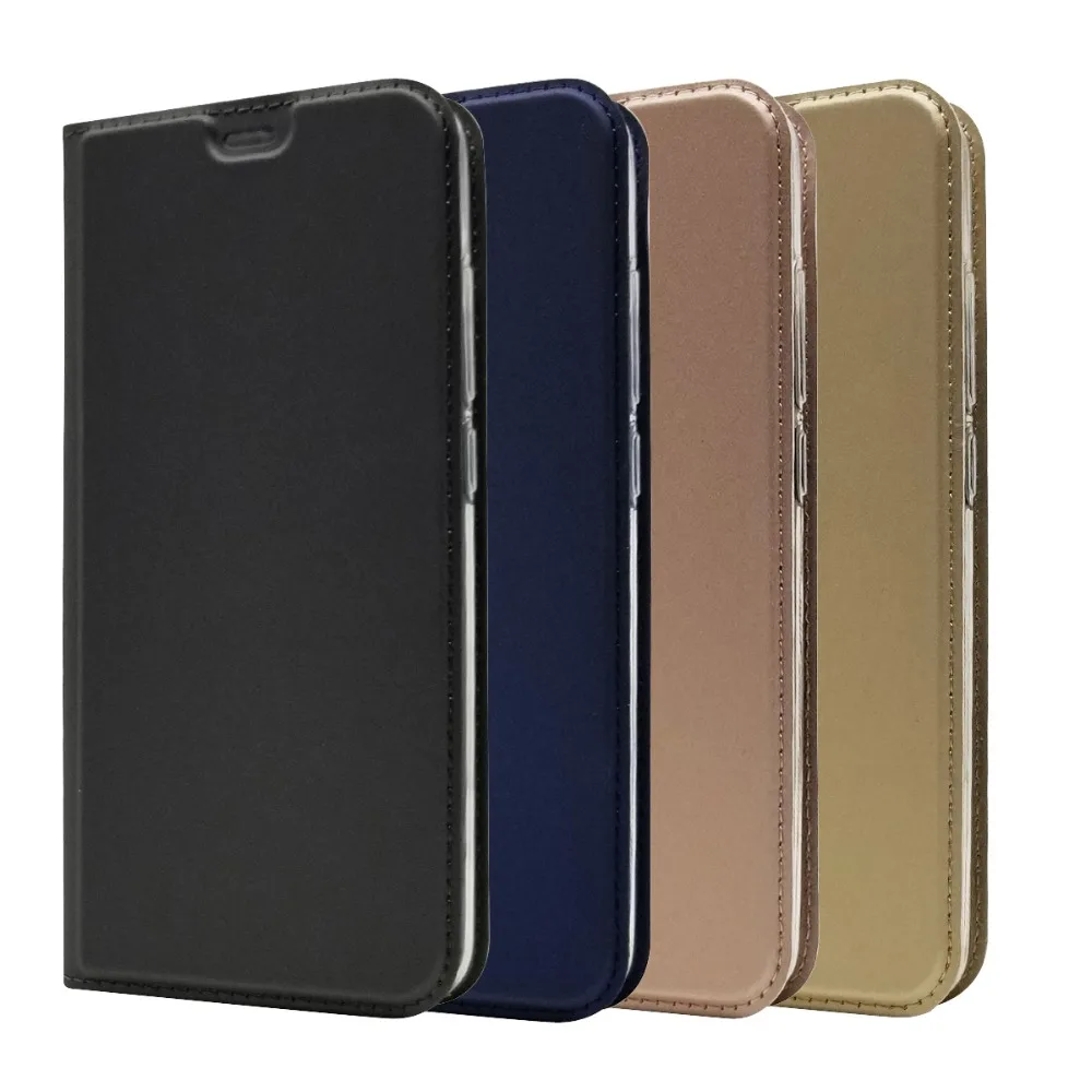 Ультратонкий чехол книжка из искусственной кожи с подставкой для Xiaomi Mi A2 Lite