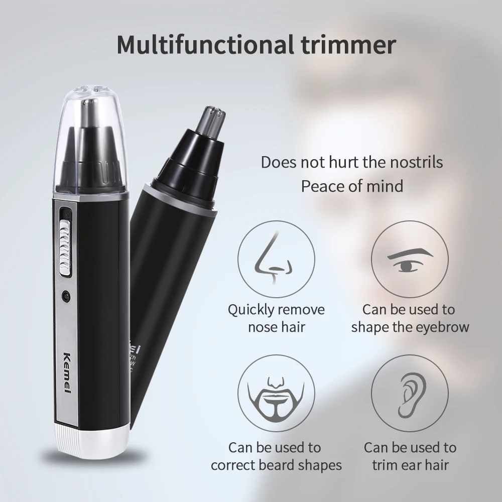 Multifunctional Eyebrow Ear Nose Hair Trimmer Removal Clipper Shaver Personal Neustrimmer Electric Face Care Hair Trimer 2