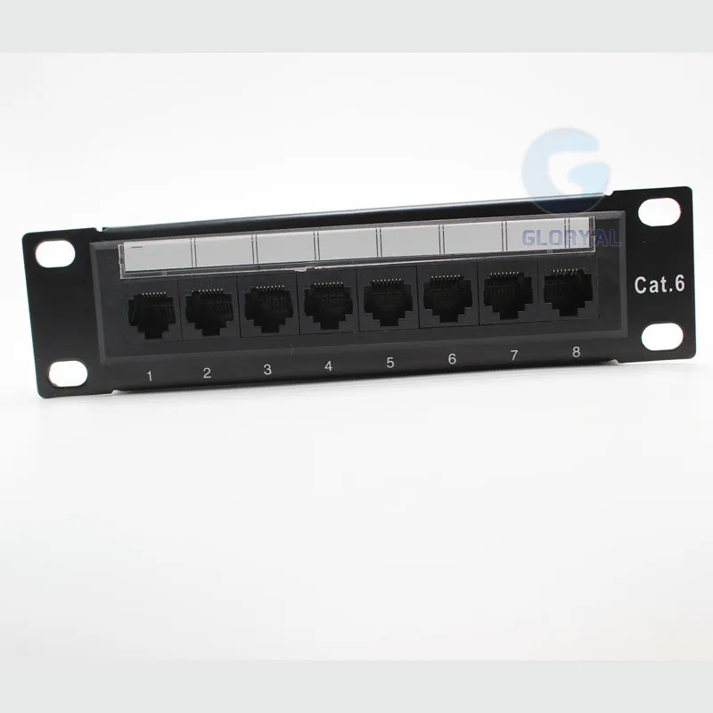 

Cross Border Hot Sales CAT-6 Cat.6 8 Port Unshielded Patch Panel Network Distribution Frame without Bracket