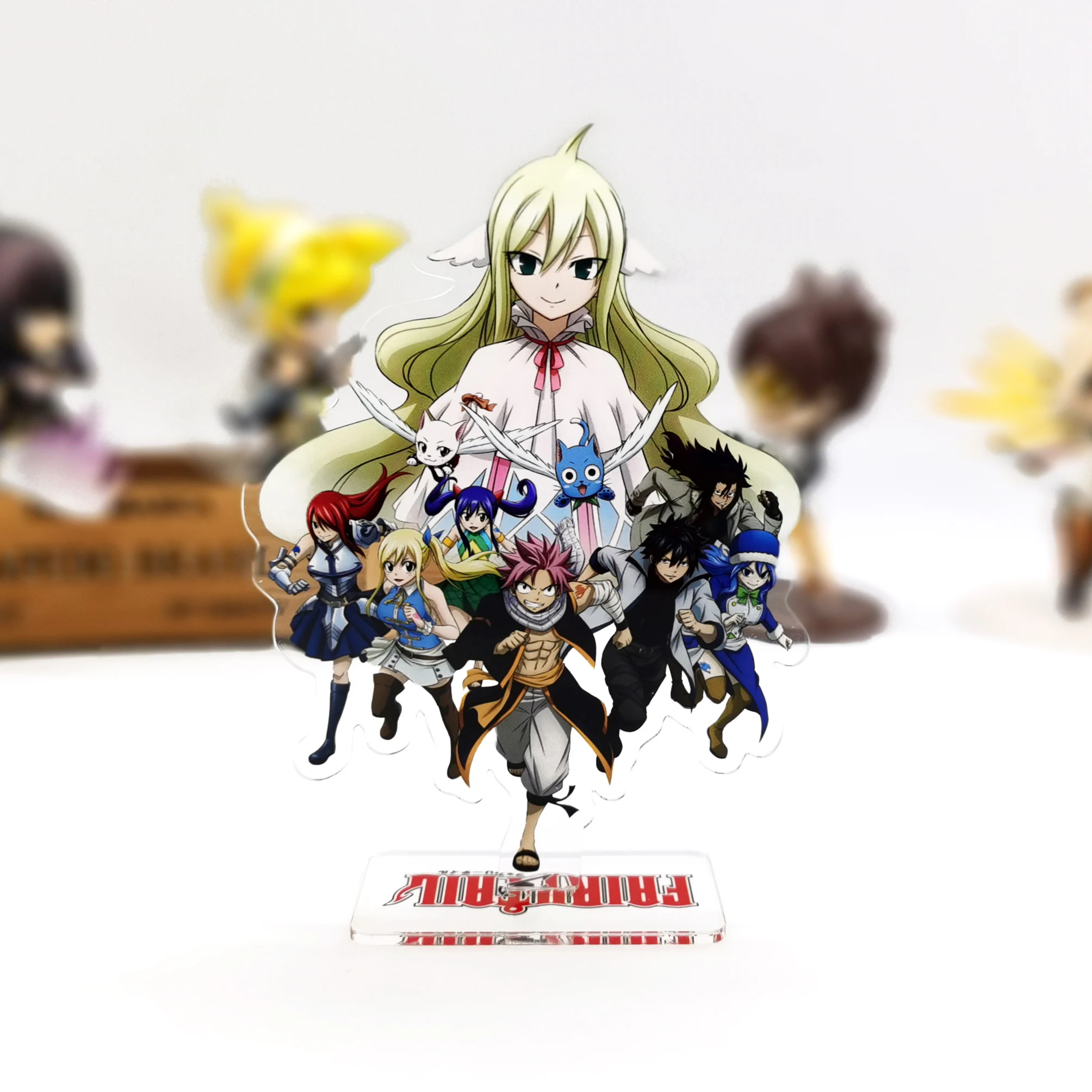 Fairy Tail Natsu Erza Gray Lucy Wendy Charles Gm Acrylic Stand Figure Model Plate Holder Cake Topper Anime Desk Decoration Action Figures Aliexpress