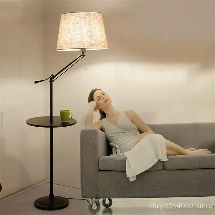 Американские напольные лампы для поддонов гостиной кабинета освещения кофе