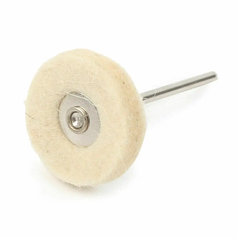 Стоматологическая лаборатория Шерсть Войлок Полировка колеса щетки боры для вращающихся инструментов стоматологический инструмент