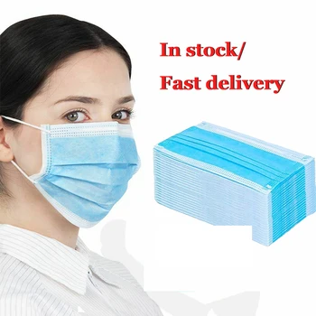 

3 Ply Dispoable Face Mask Anti Virus Mask Mask Disposable Non Woven Mask Anti Saliva