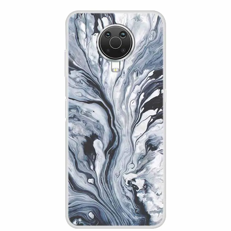 Luxury Silicone TPU Soft Phone Case with Shockproof Cute Marble Design