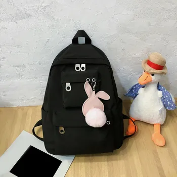 

Womens Girls Canvas School Backpack Shoulder Bag Travel Rucksack Satchel Bookbag Ladies Girls School Bags Female*