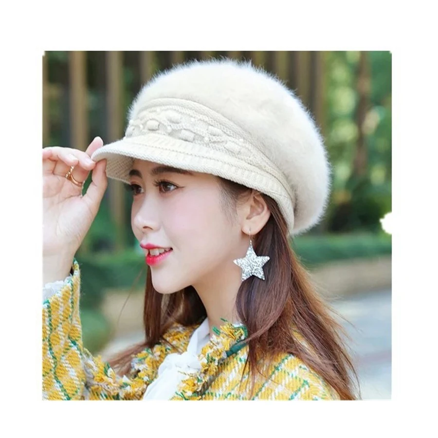 Beanies для женщин Повседневная хлопковая зимняя женская шапка Мягкая вязаная однотонная белая красная хаки черная шапка женская Skullies Beanies