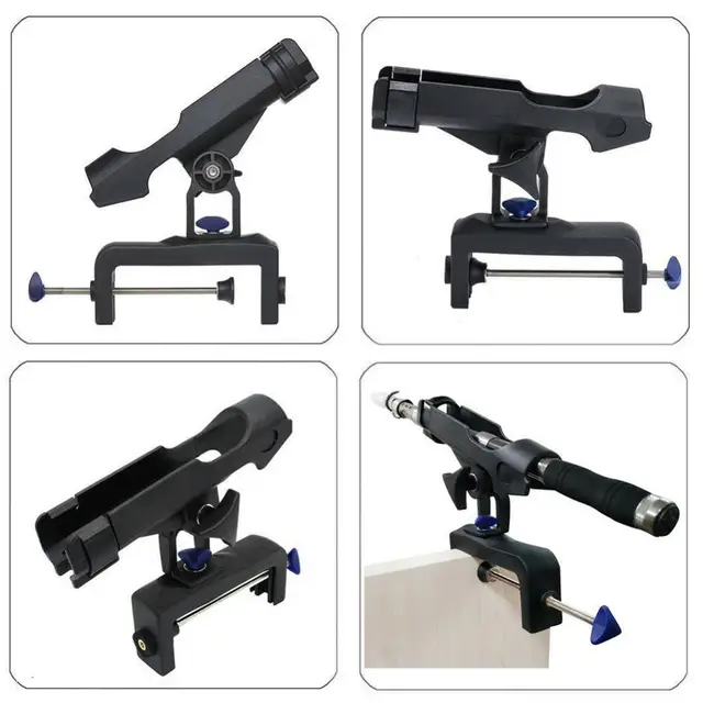 카약, 보트, 요트에서 안정적이고 즐거운 낚시를 위한 범용 낚싯대 지지대