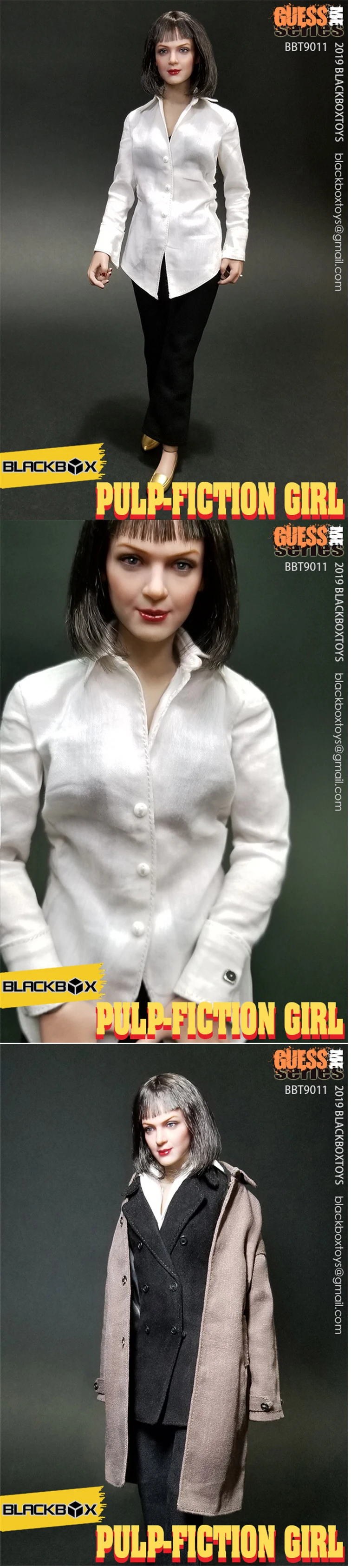 BLACKBOX 1/6 Pulpfiction девушка Женская Фигурка Набор BBT9011 догадаться меня серия