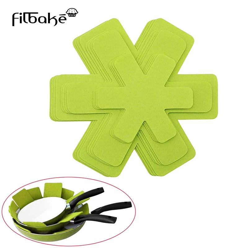 Protectores De Silicona Para Sartenes - 4 Unidades Plegables, Resistente Al Calor Hasta 230°C, Para Encimeras
