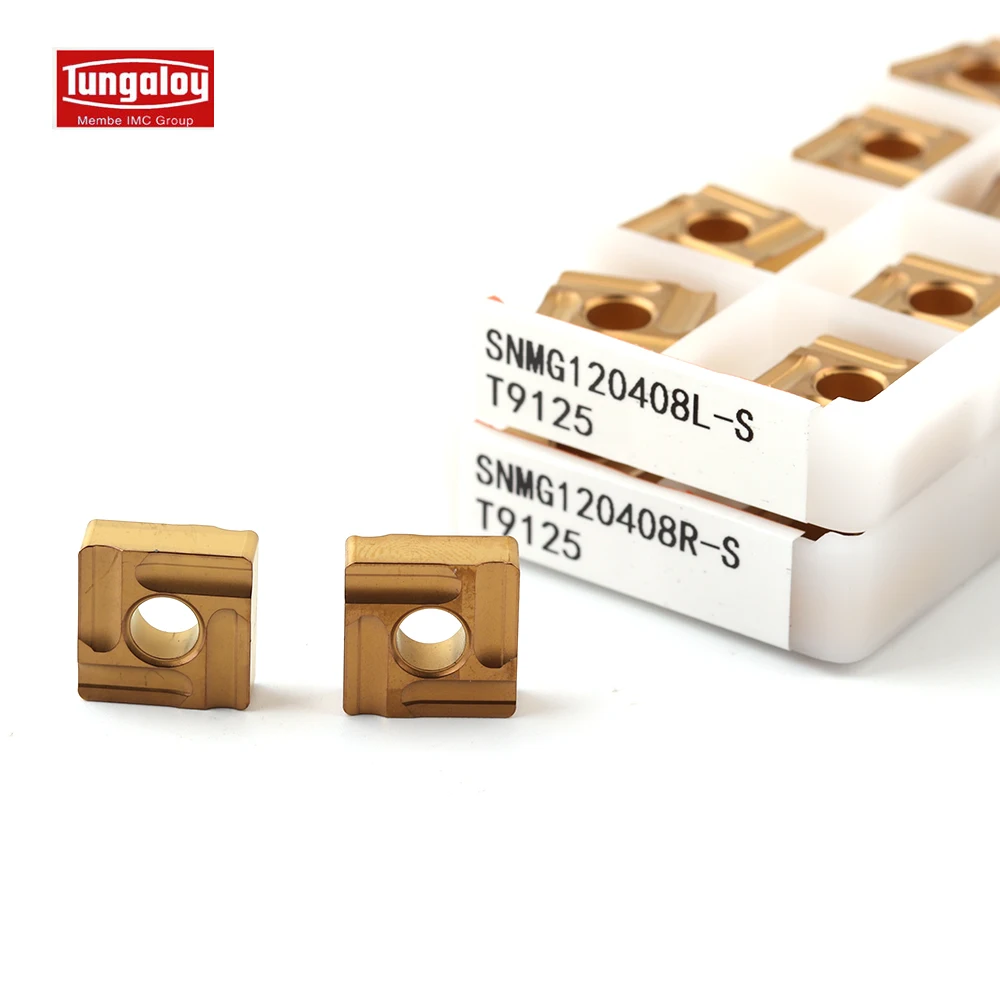 10 Stück SNMG120404 SNMG120408 L-S/R-S T9125 Externe Drehwendeplatten für Drehmaschinen, Schneidwerkzeuge, SNMG-Serie Drehwerkzeuge – Detail 6