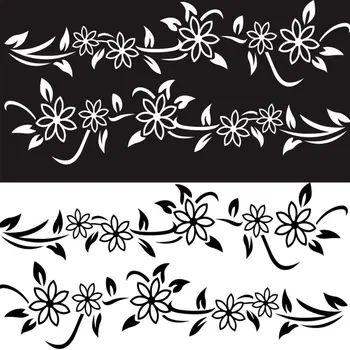 

2pcs Car Modified Decal Stickers Vine Flower Natural for Whole Body Decoration for car stickers